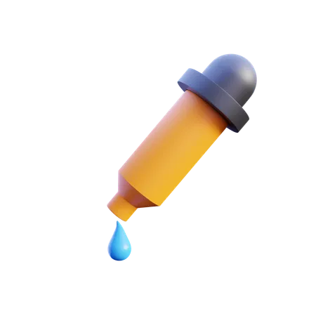 Pipette à couleurs  3D Icon