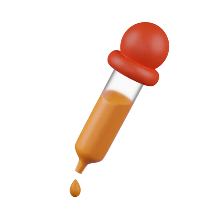 Pipette à couleurs  3D Icon