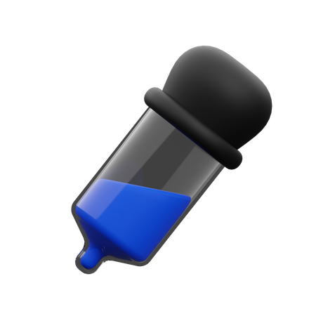 Pipette à couleurs  3D Icon