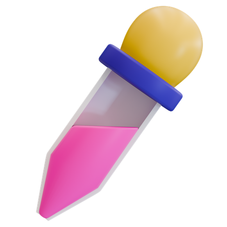 Pipette à couleurs  3D Icon