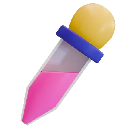 Pipette à couleurs  3D Icon