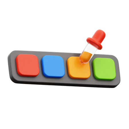 Sélecteur de palette de couleurs  3D Icon