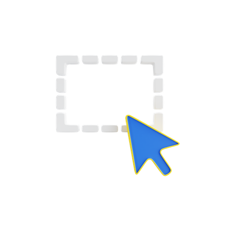 Selection  3D Icon