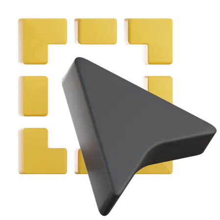 Selection  3D Icon