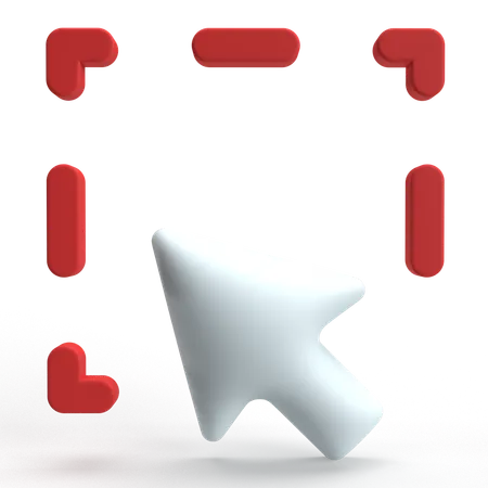Selection  3D Icon