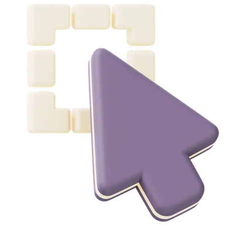 Selection  3D Icon