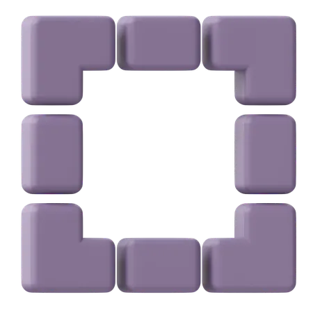 Selection  3D Icon
