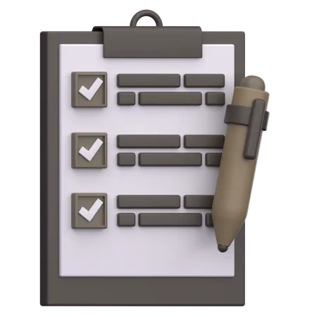 Selection test  3D Icon