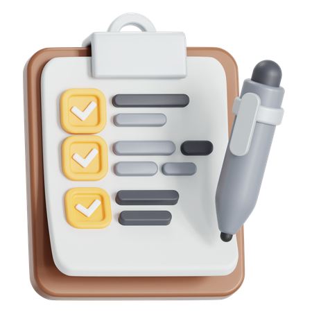 Selection test  3D Icon