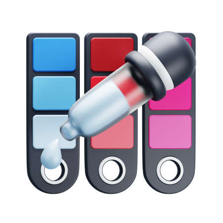 Selector de color  3D Icon