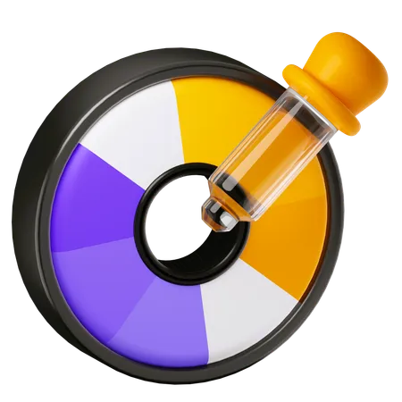 Selector de color  3D Icon