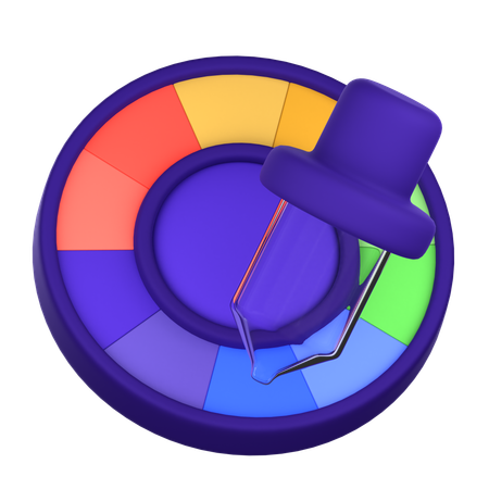 Selector de color  3D Icon