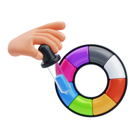 Selector de color  3D Icon