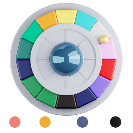 Selector de color  3D Icon