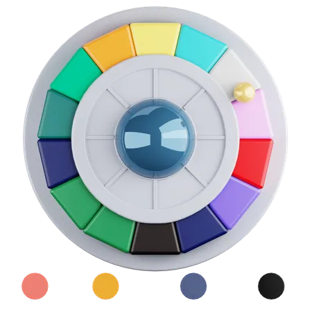 Selector de color  3D Icon