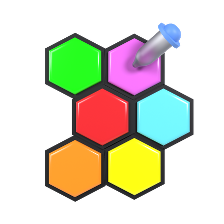 Selector de color  3D Icon
