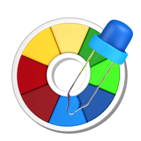 Selector de color  3D Icon