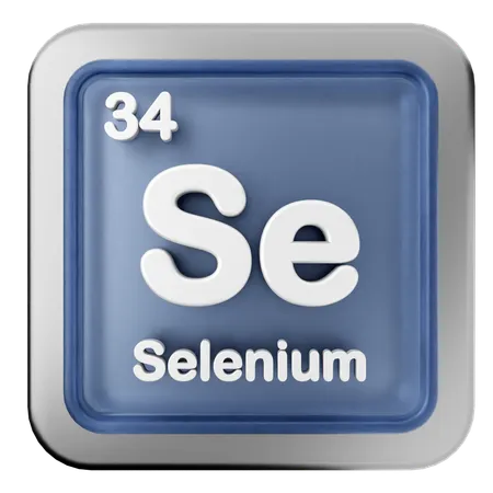 Selen-Periodensystem  3D Icon