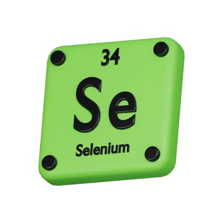 Selenium Element 3 D Icon 3D Icon