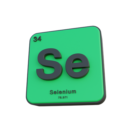 Selenium  3D Illustration