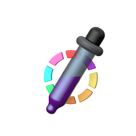 Seletor de cores  3D Icon