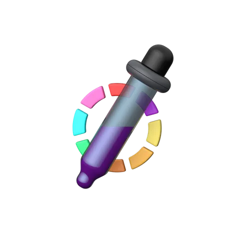 Seletor de cores  3D Icon