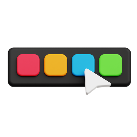 Seletor de cores  3D Icon