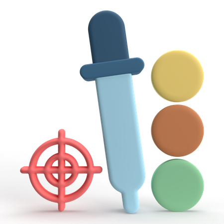 Seletor de cores  3D Icon