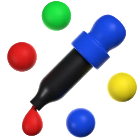 Seletor de cores  3D Icon