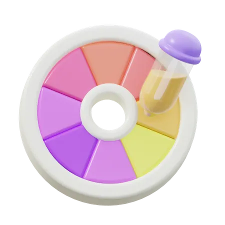 Seletor de cores  3D Icon