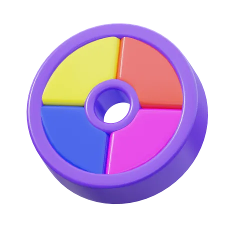 Seletor de cores  3D Icon