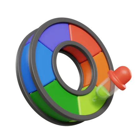 Seletor de roda de cores  3D Icon