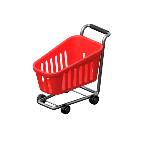 Selezione del carrello per lo shopping online.  3D Icon