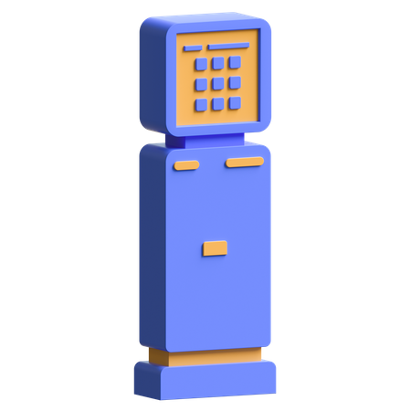 Self Booking Ticket Service  3D Icon