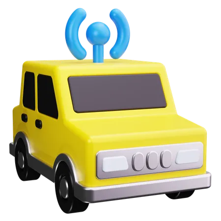 Self Driving Car  3D Icon