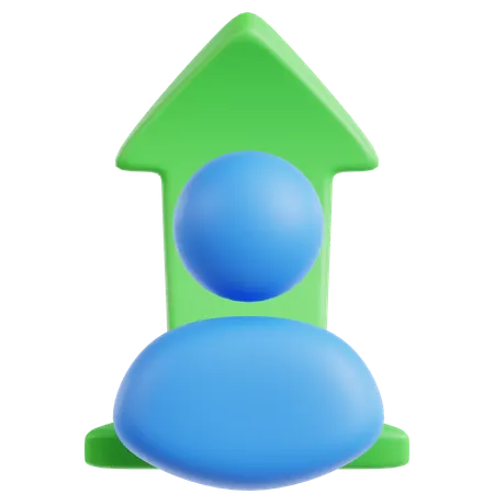 Self Grow  3D Icon