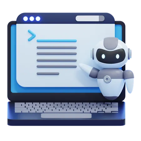 Self-Prompting AI  3D Icon