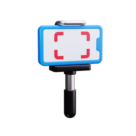 Selfie stick  3D Icon