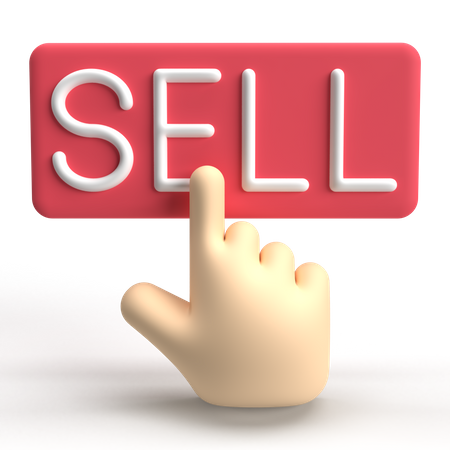 Sell  3D Icon