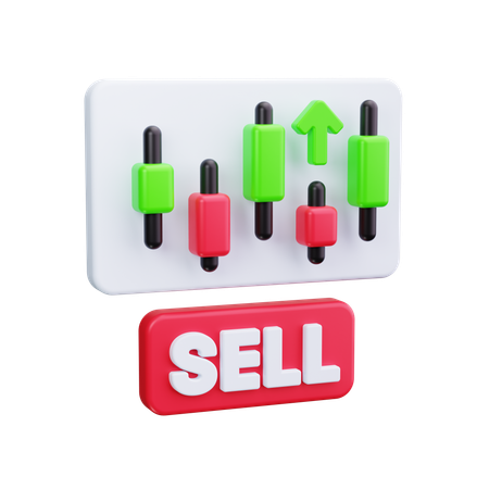 Sell  3D Icon