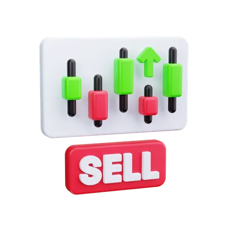 Sell  3D Icon