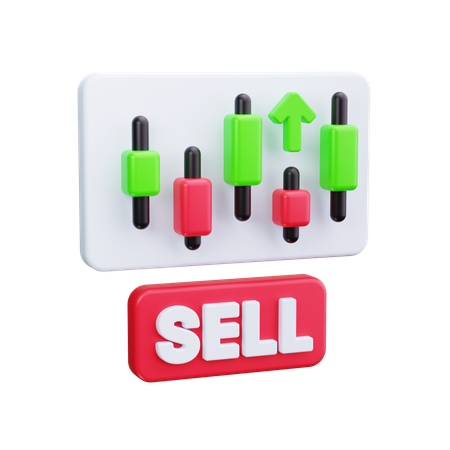 Sell  3D Icon