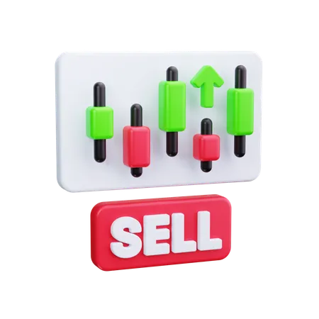 Sell  3D Icon