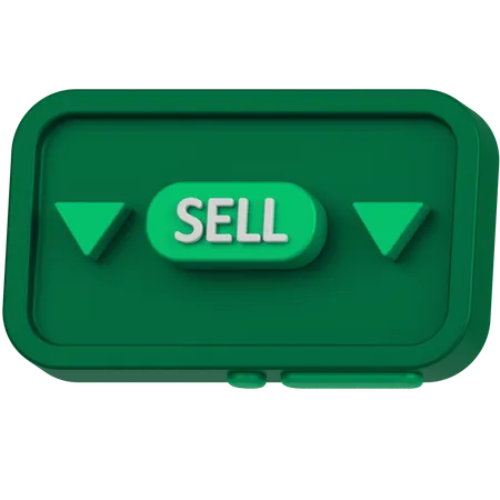 Sell  3D Icon