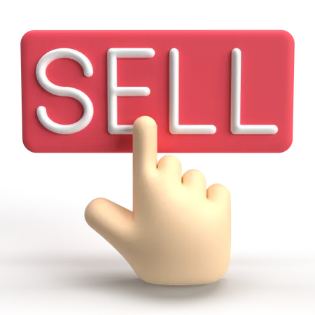 Sell  3D Icon