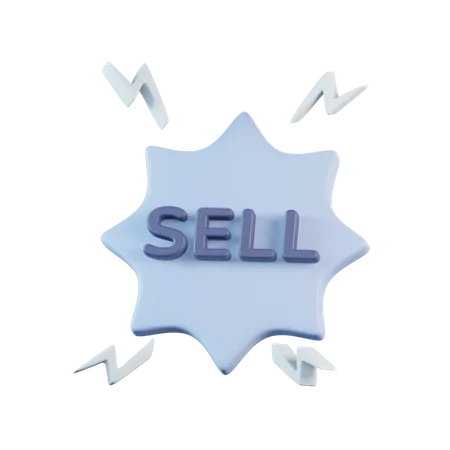 Sell Badge  3D Icon