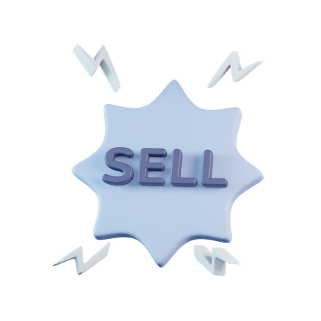 Sell Badge  3D Icon