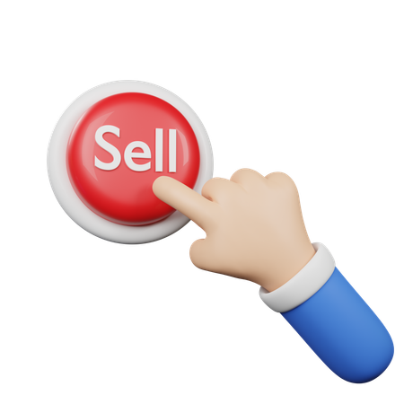 Sell Button  3D Icon