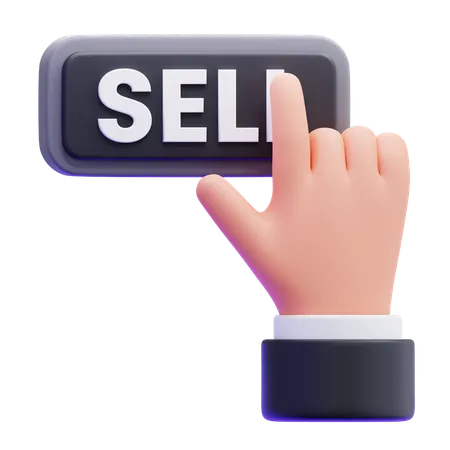 Sell Button  3D Icon