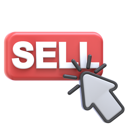 Sell Button  3D Icon